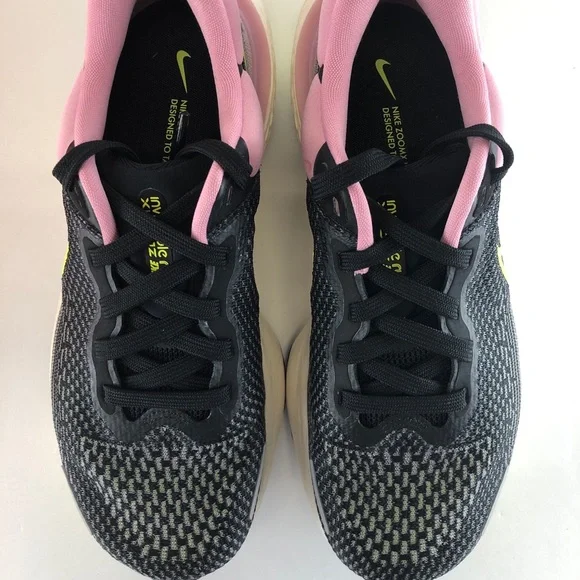 Nike Women's ZoomX Invincible Run Flyknit FK Black Pink CT2229-002 Size … - Picture 4 of 10